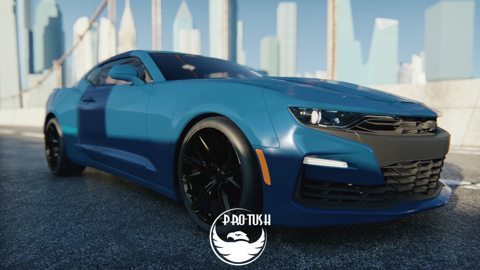 camaro 2020  3D model_1