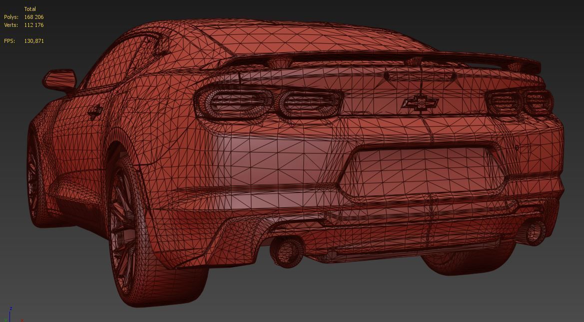 camaro 2020  3D model_20