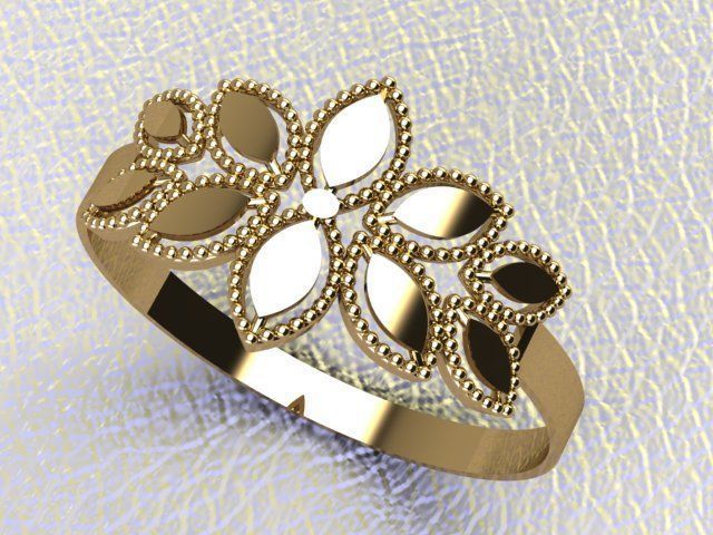 PLAIN RINGS 3D print model_10