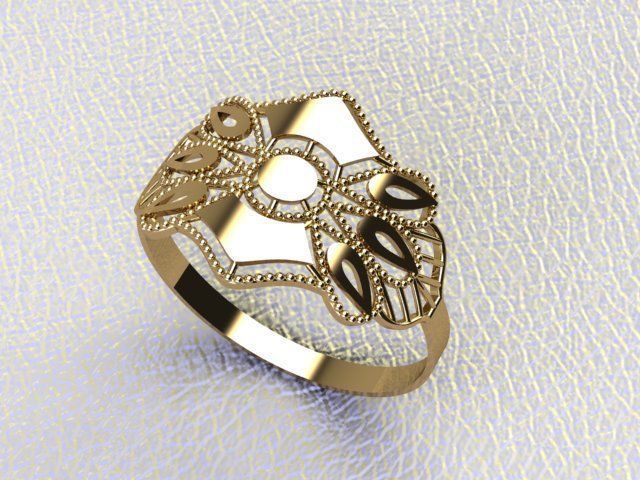 PLAIN RINGS 3D print model_8