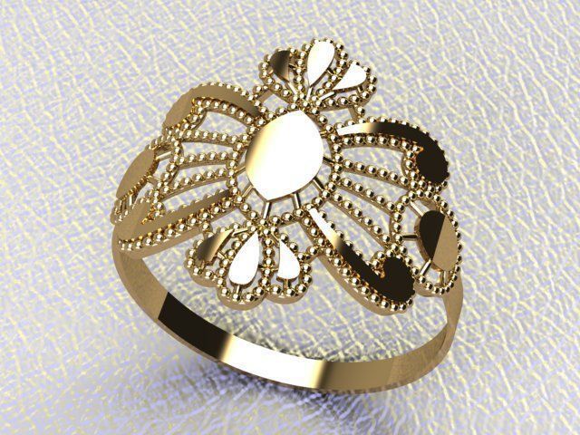 PLAIN RINGS 3D print model_5