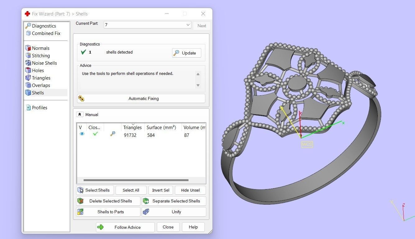PLAIN RINGS 3D print model_32