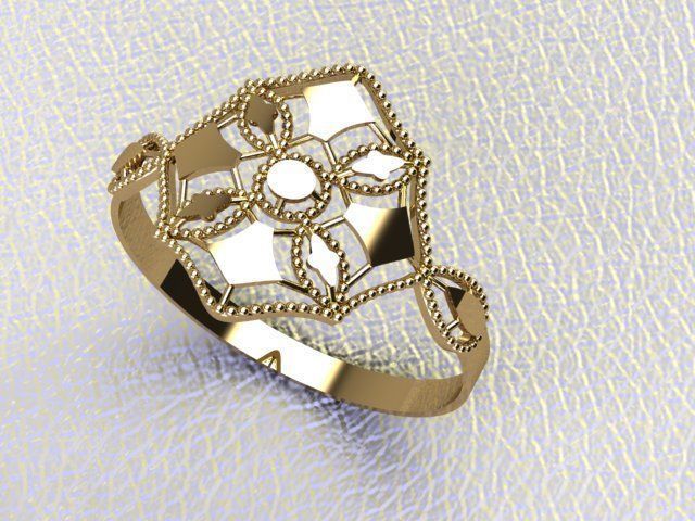 PLAIN RINGS 3D print model_9