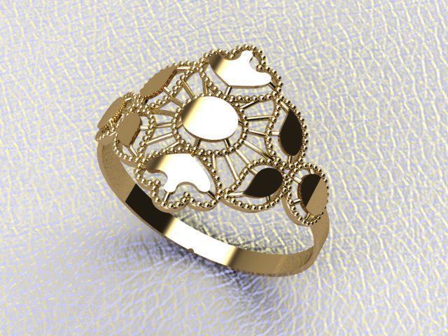 PLAIN RINGS 3D print model_6