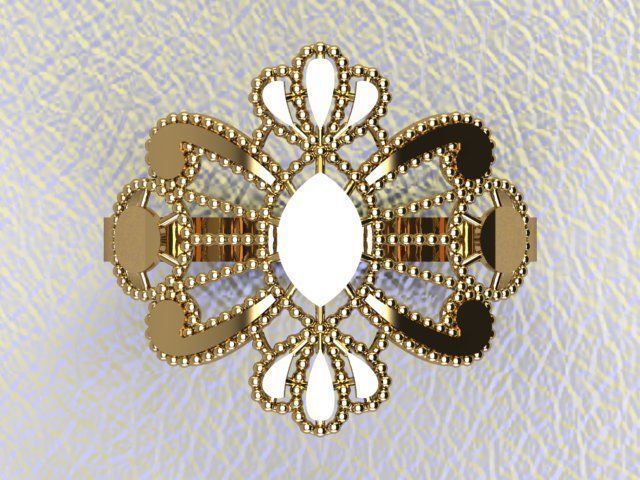 PLAIN RINGS 3D print model_12