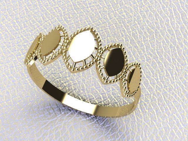 PLAIN RINGS 3D print model_4