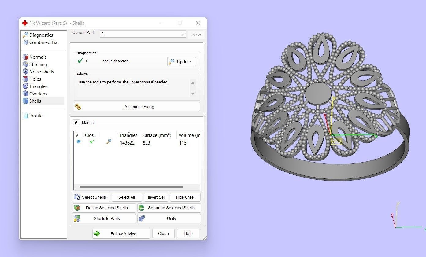 PLAIN RINGS 3D print model_30