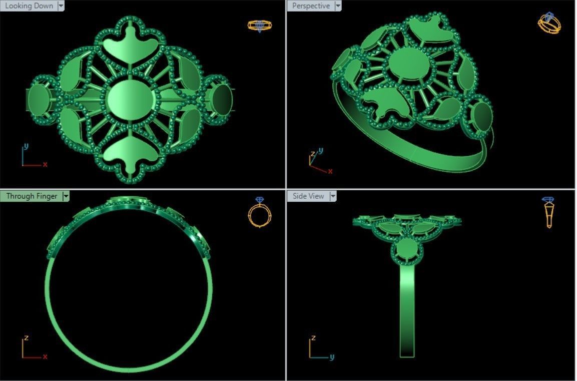 PLAIN RINGS 3D print model_22
