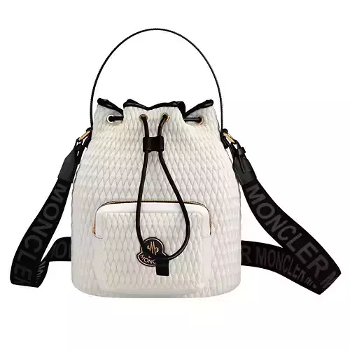 Kilia Bucket Bag White V2 pose 01