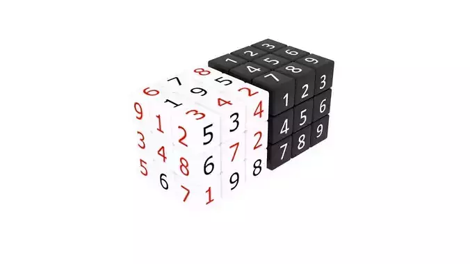 Sudoku Cube 3D model