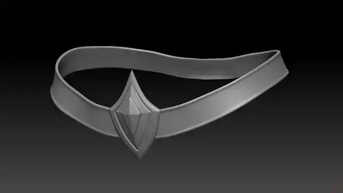 High-poly model Belt
