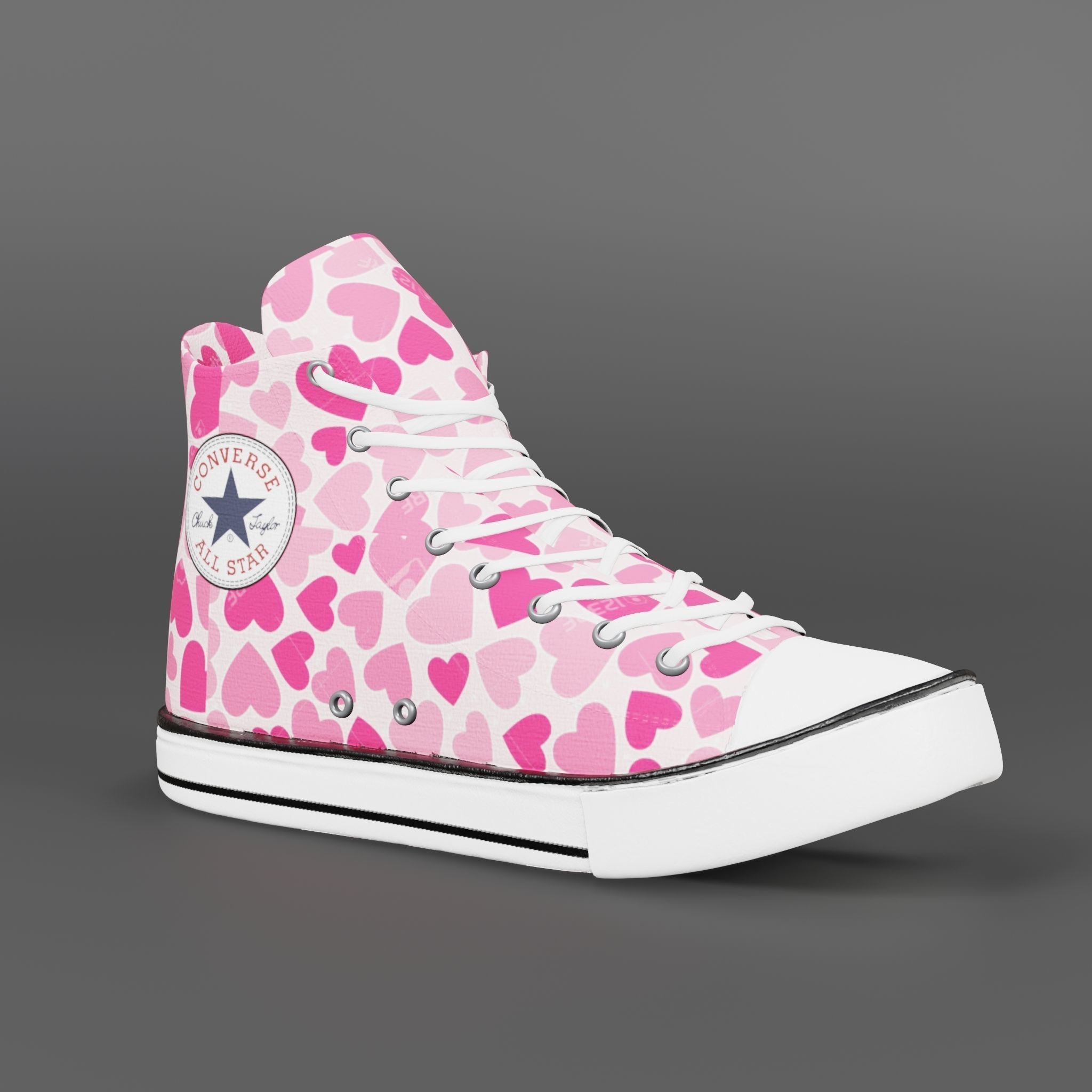 All-stars Shoes 3D model_1