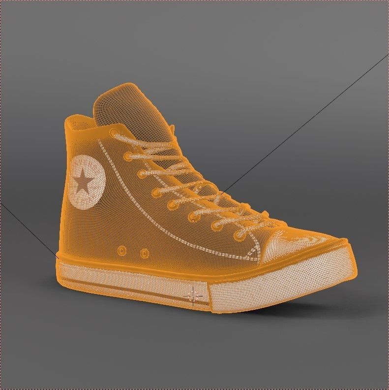 All-stars Shoes 3D model_5