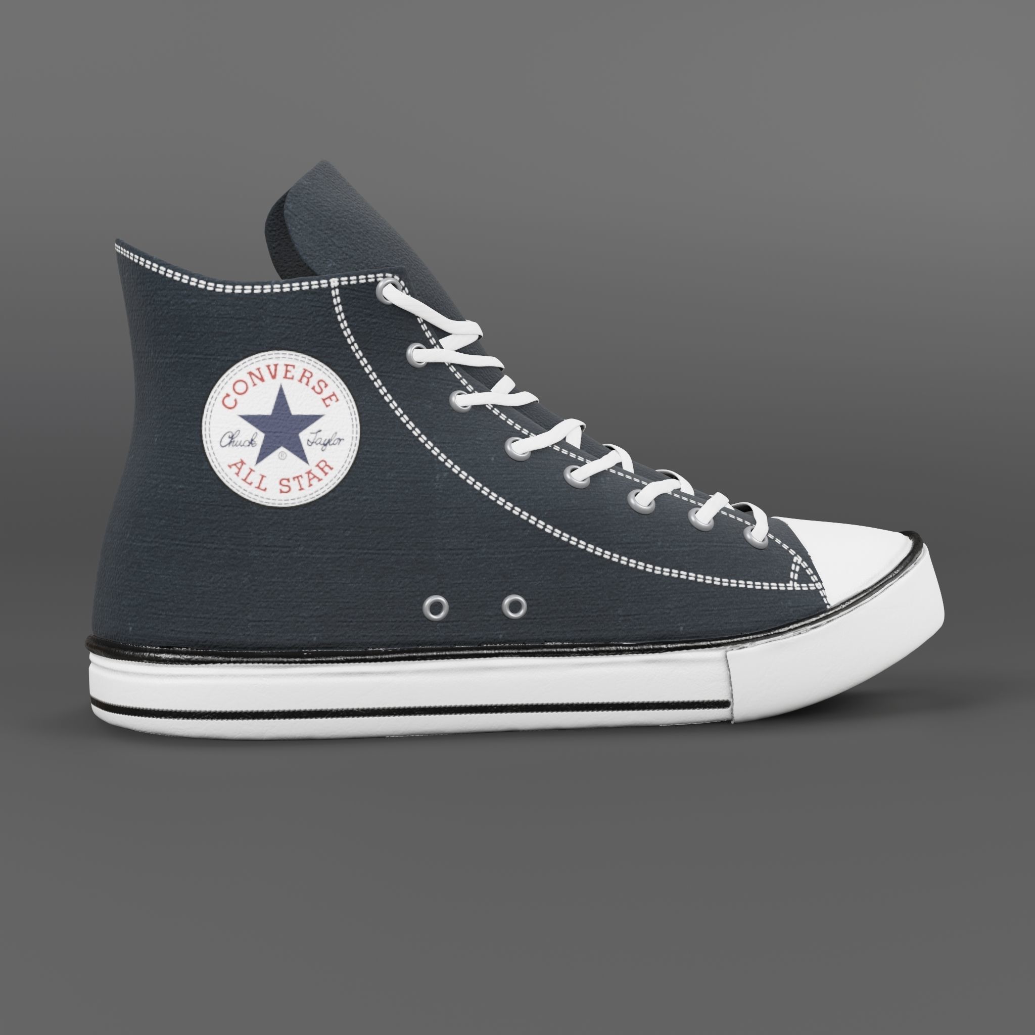 All-stars Shoes 3D model_3