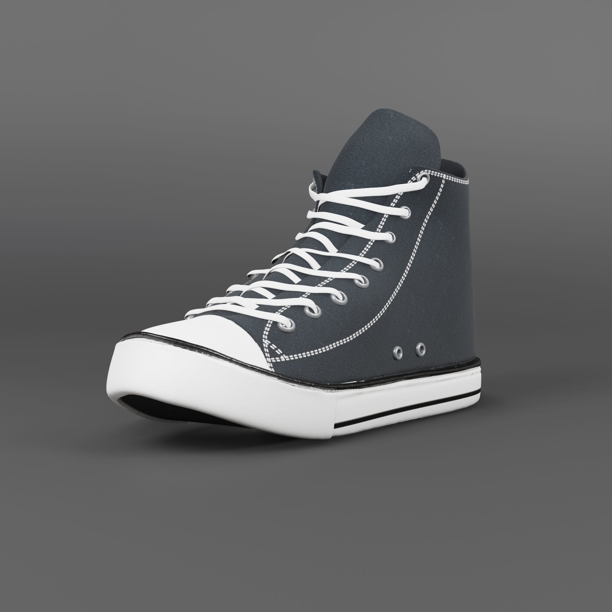 All-stars Shoes 3D model_2
