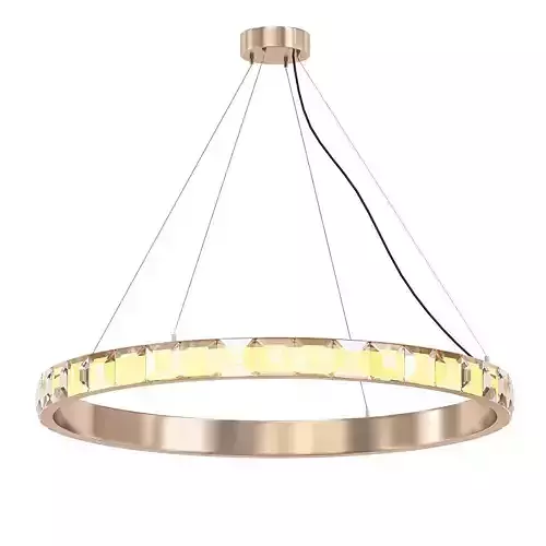 ADELISA gold ring led pendant light