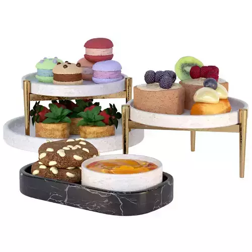 Tray with desserts 3