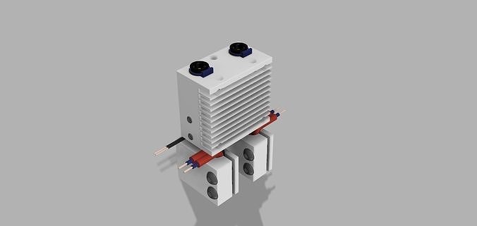 Chimera Volcano hotend 3D print model