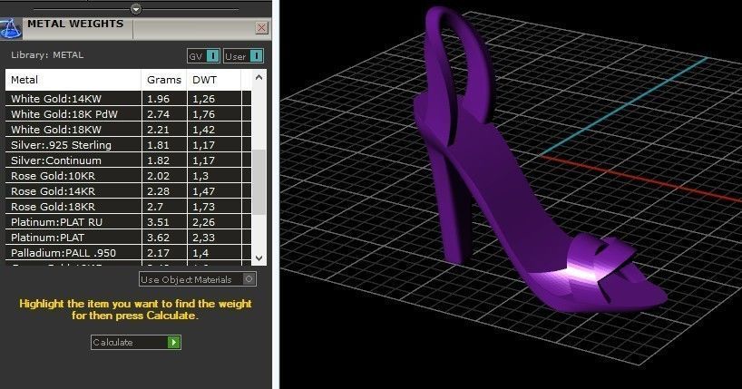 stylish pendant women sandal girl shoe  without stones 480 3D print model_12