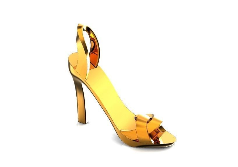 stylish pendant women sandal girl shoe  without stones 480 3D print model_18