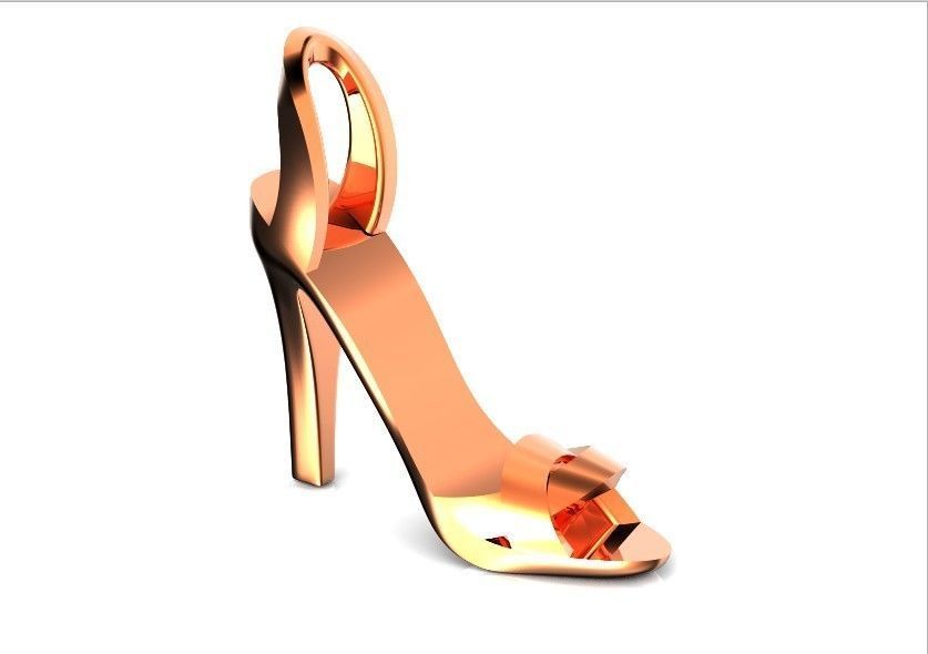 stylish pendant women sandal girl shoe  without stones 480 3D print model_32