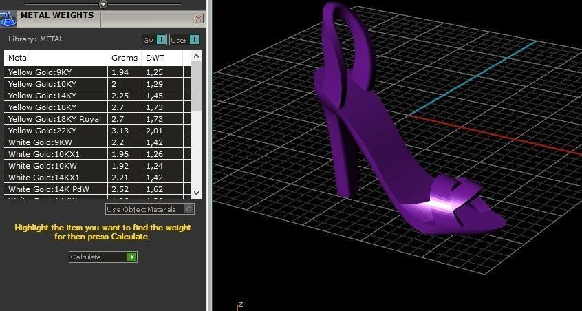 stylish pendant women sandal girl shoe  without stones 480 3D print model_11