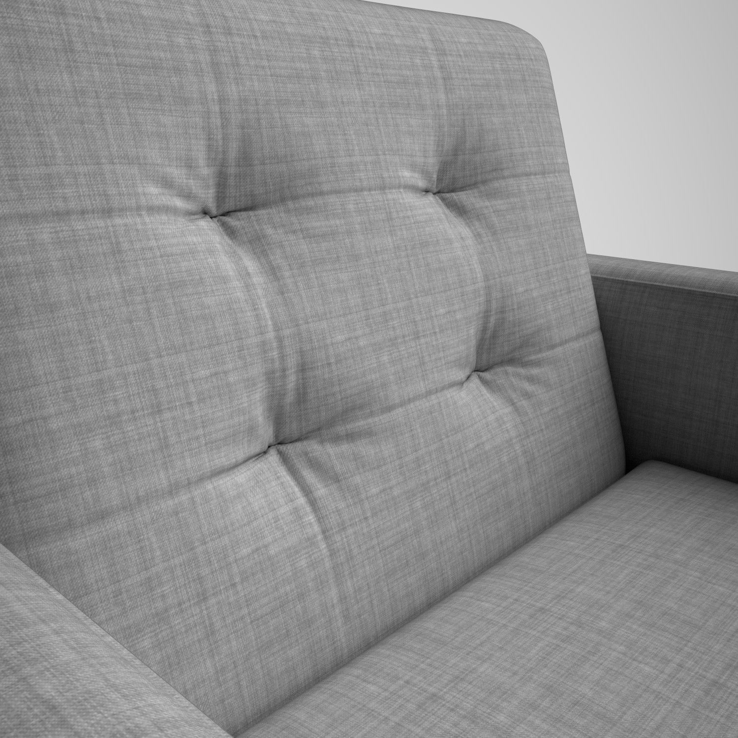 Armchair for interiors in modern design Low Poly 3D model_5