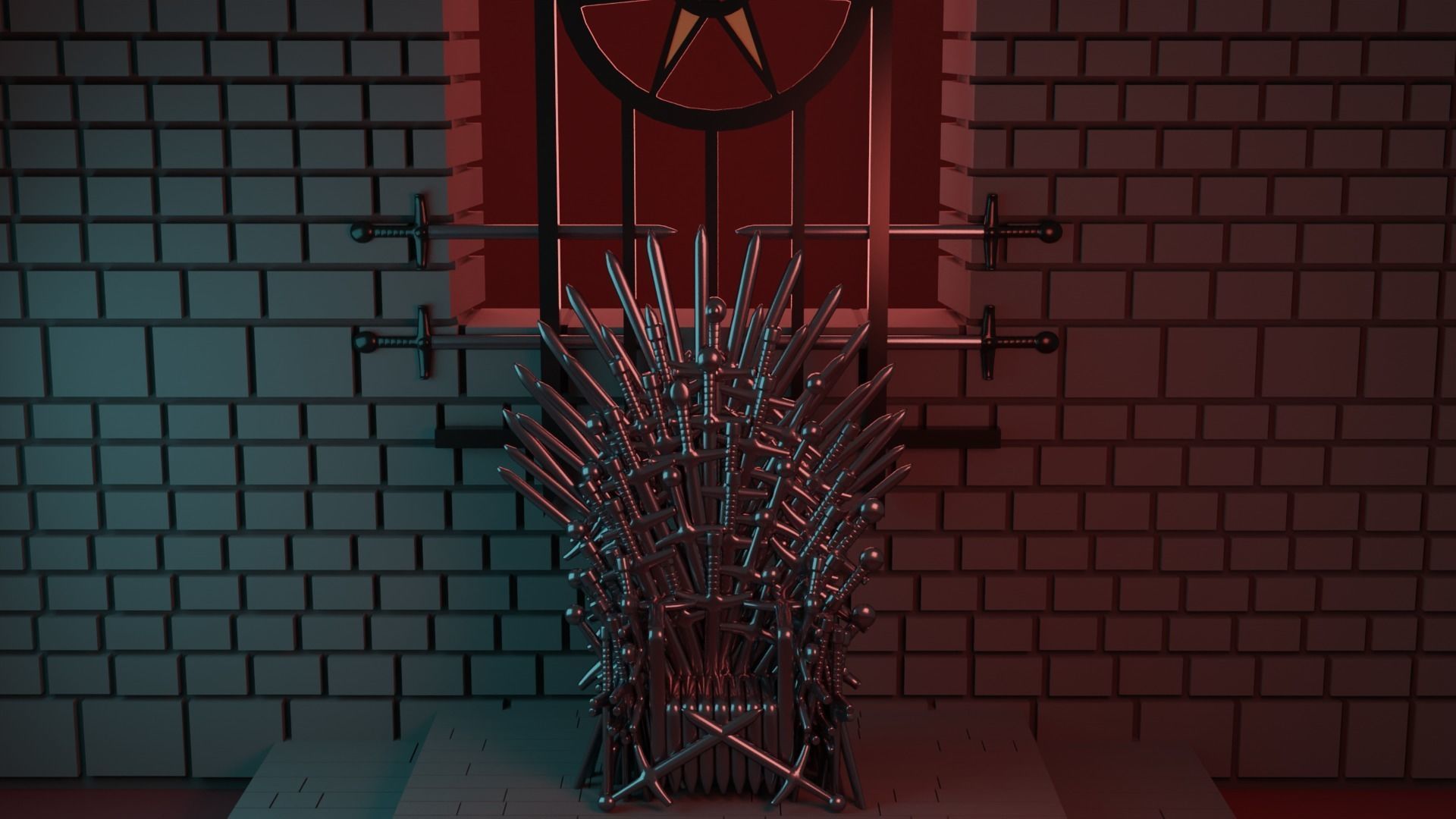 Iron Throne 3D model_7