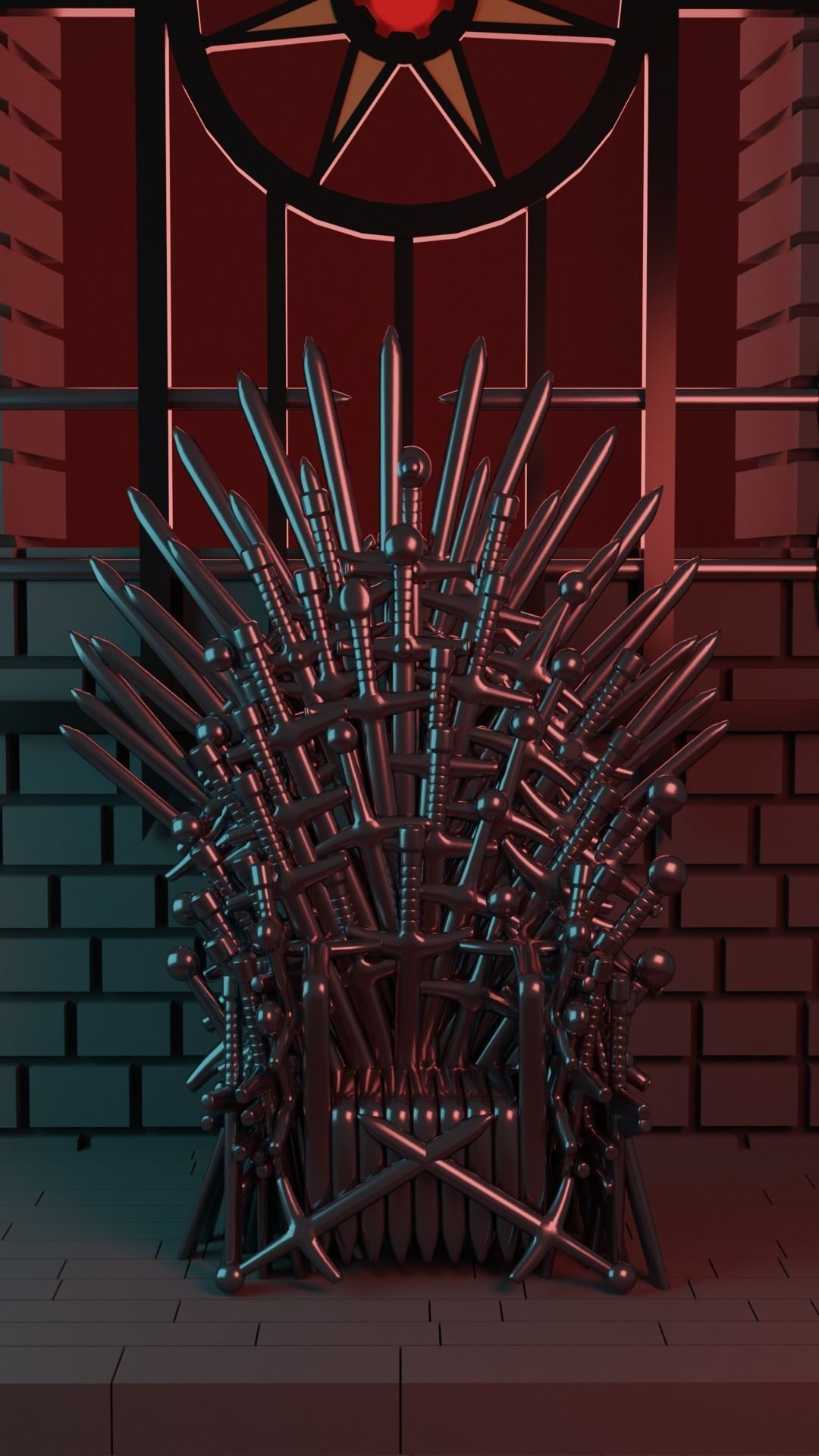 Iron Throne 3D model_3