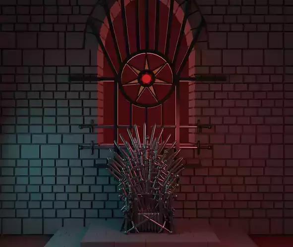Iron Throne 3D model