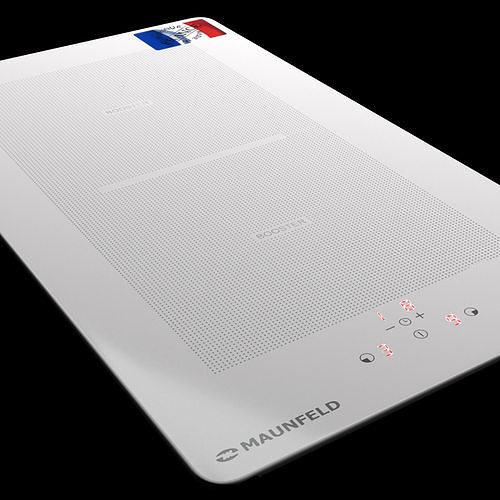 set of hobs Maunfeld Low-poly 3D model
