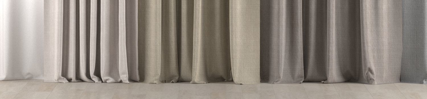 curtains Low-poly 3D model_2