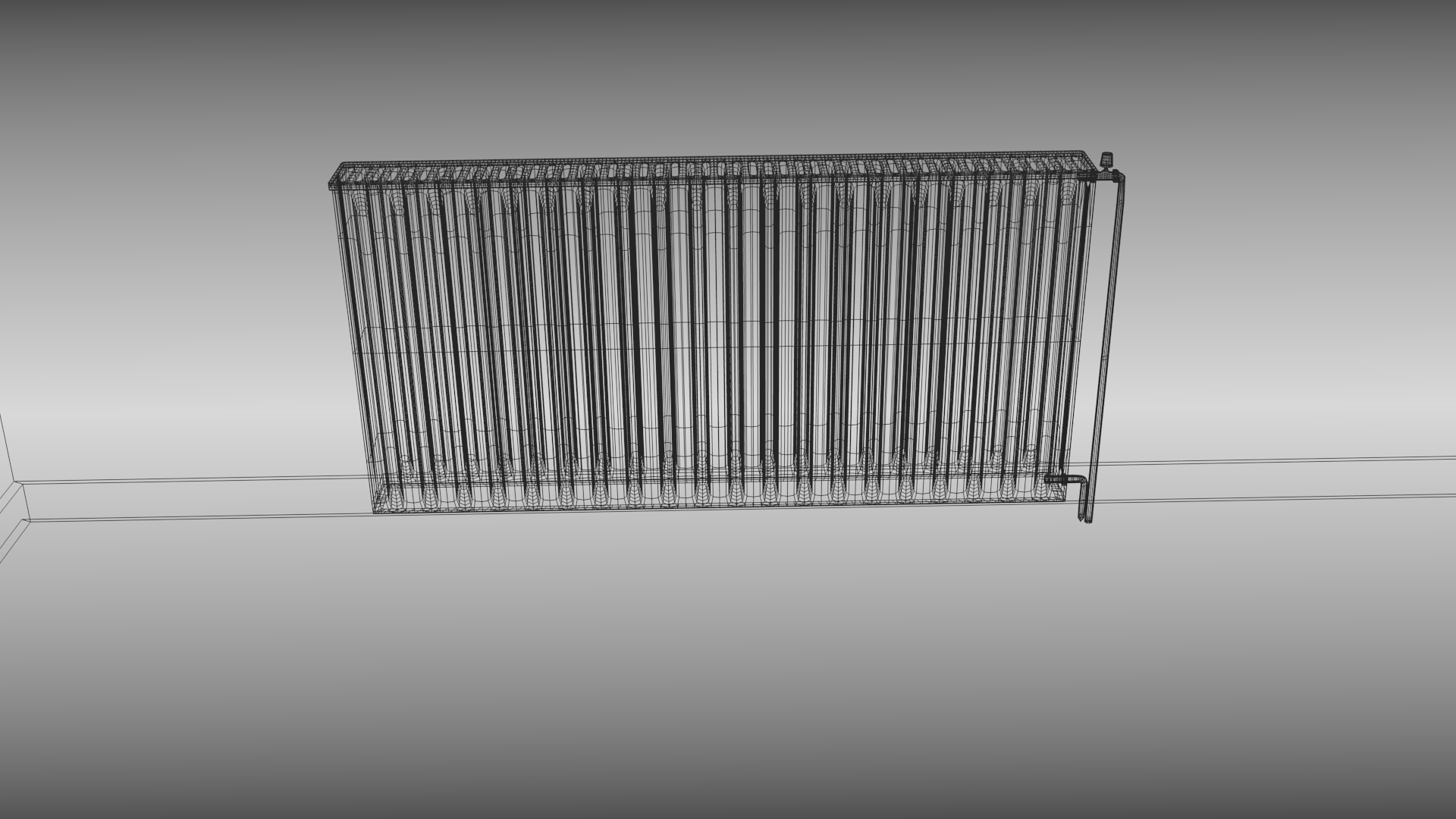 Radiator Heater 39721 3D model_5