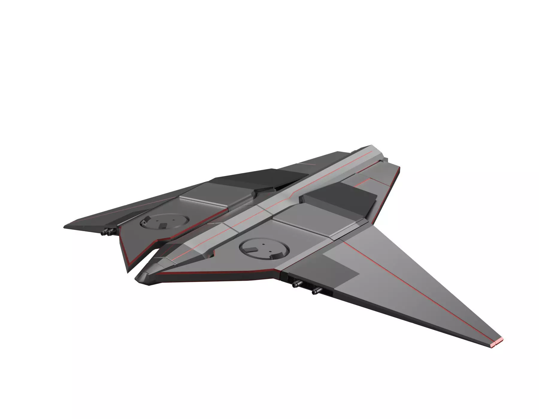 Drone star wars x-wing fighter 3D model_0