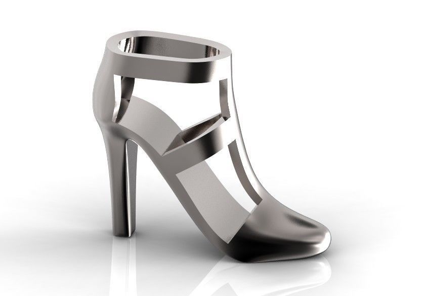 fashionable pendant womens shoes half-boot without stones 480 3D print model_28