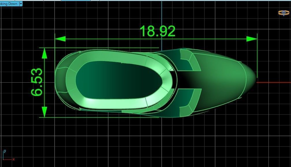 fashionable pendant womens shoes half-boot without stones 480 3D print model_6