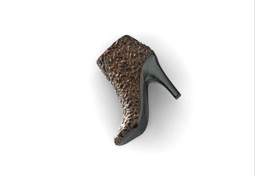  fashionable pendant womens shoes half boots with fur 480 3D print model_42