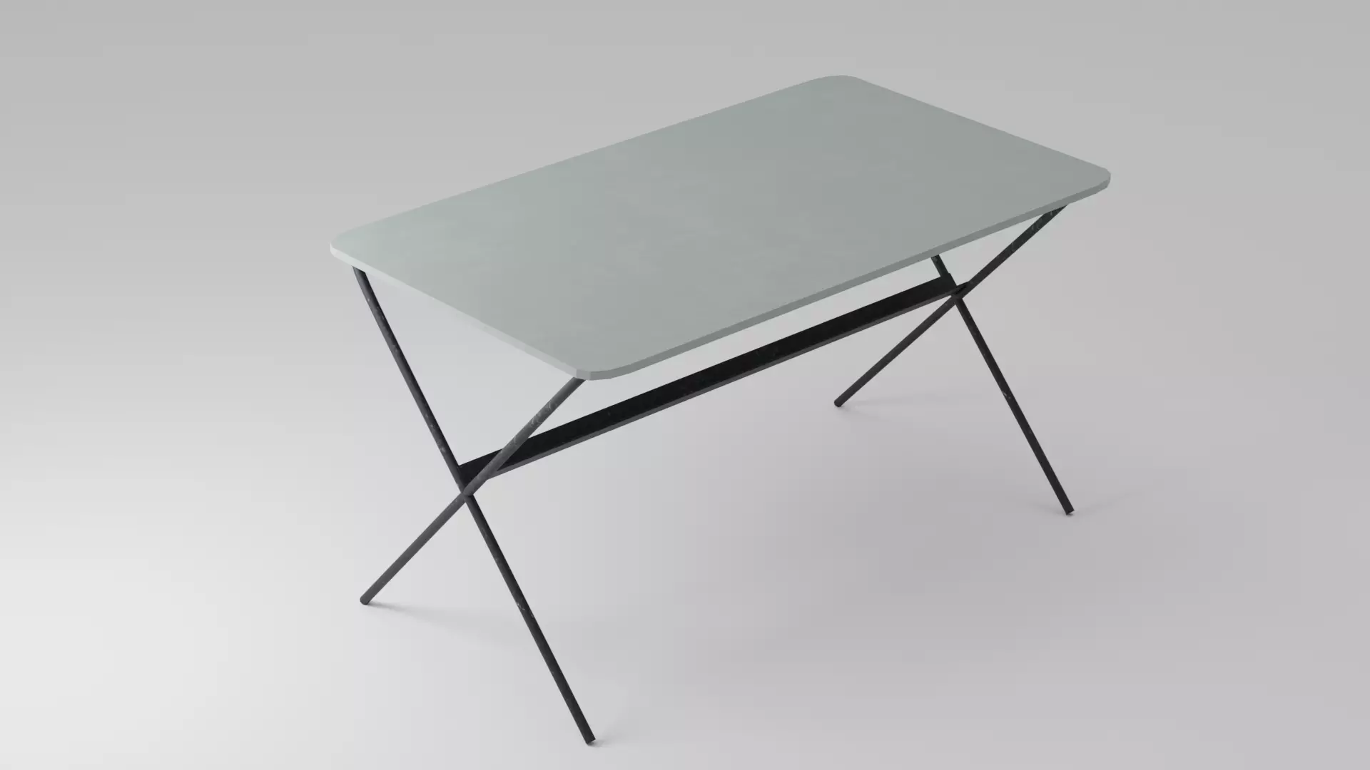 Table with top and legs Free low-poly 3D model_0
