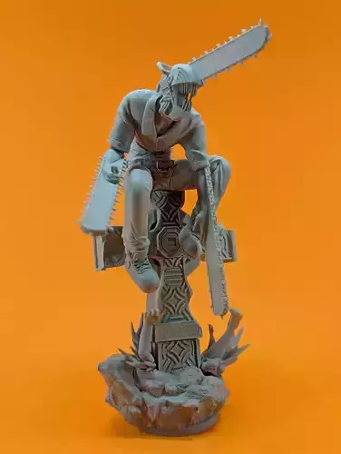 Chainsaw man 3d STL Model for 3D Printing 3D print model