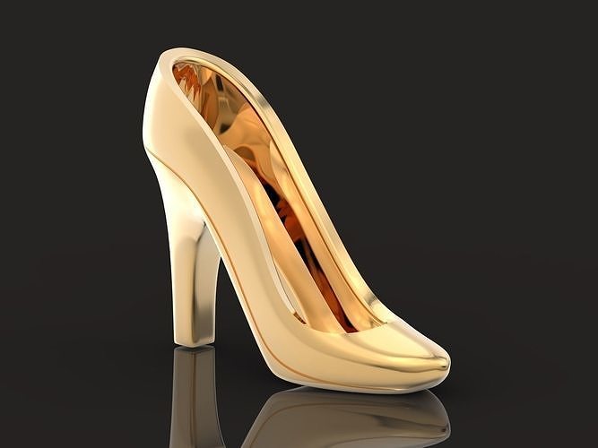 fashionable pendant womens shoe 480 3D print model