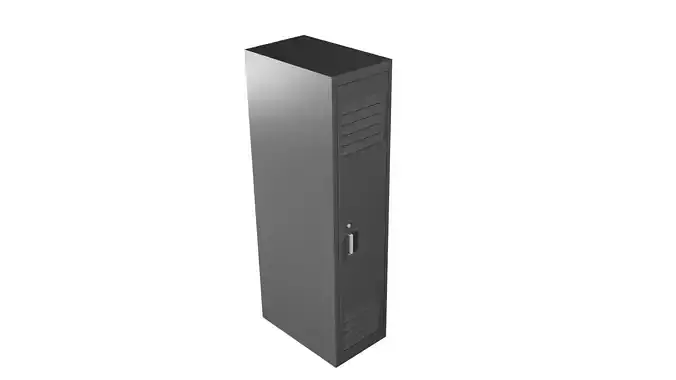 Locker metal 3D model