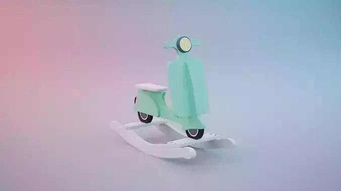 Baby Swing Scooter - Wooden