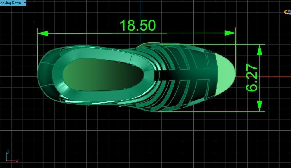 fashionable pendant womens shoes half boots  3D print model_27