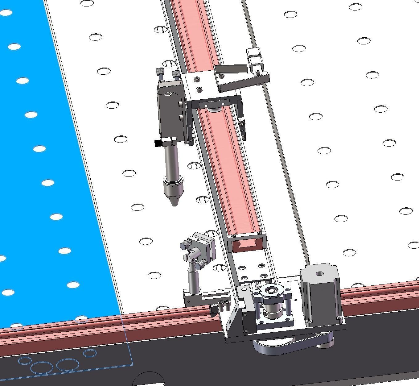 Laser cutting machine 3D model_10