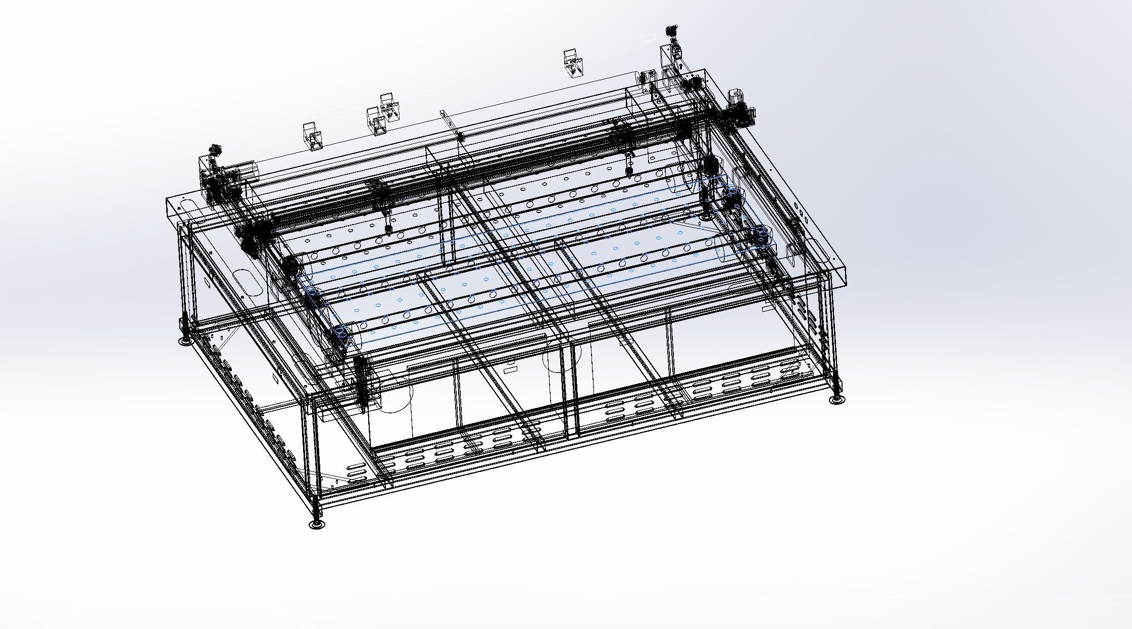 Laser cutting machine 3D model_7