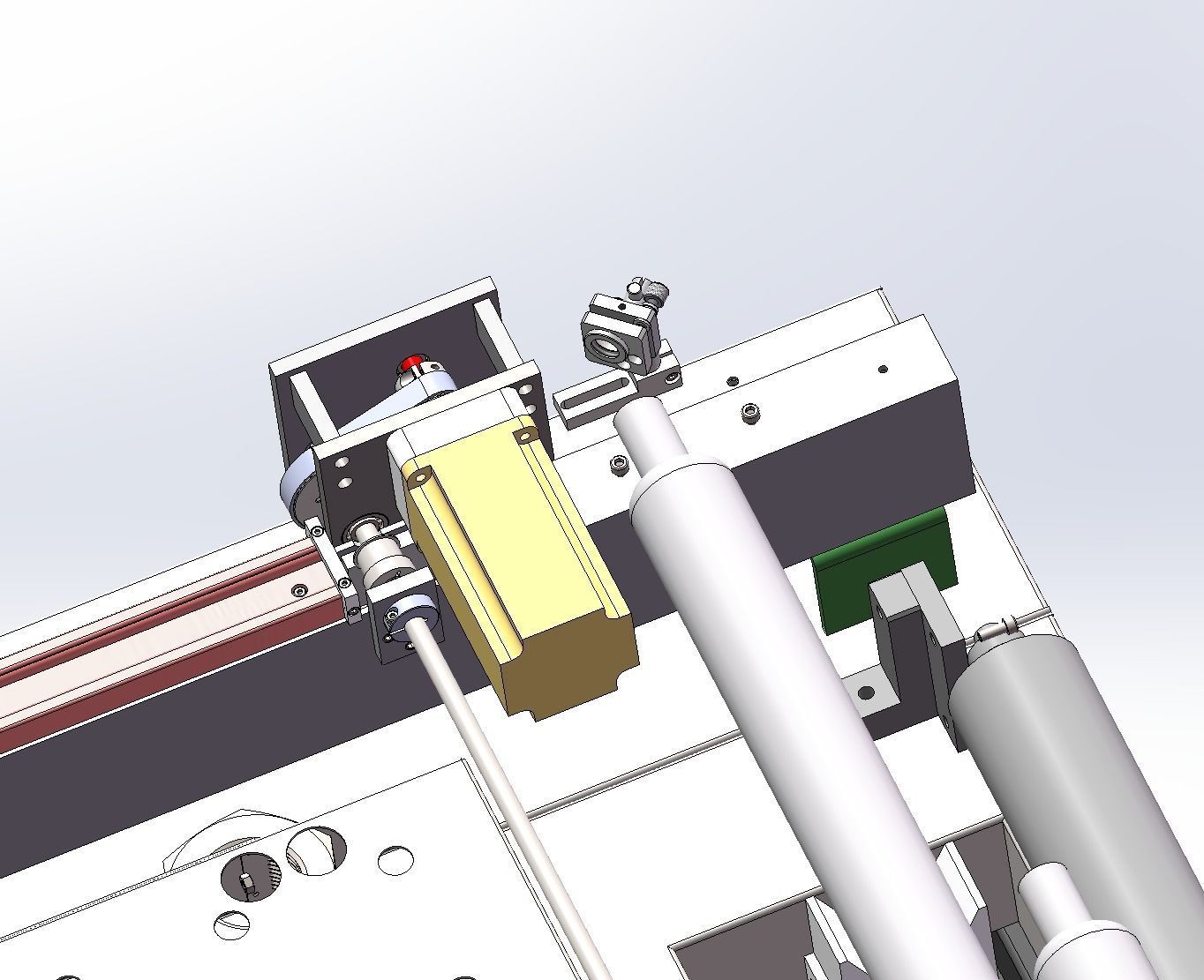 Laser cutting machine 3D model_9