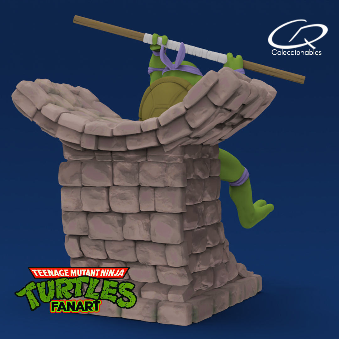 Teenage Mutant Ninja Turtles Fanart - Donatello 3D print model_1