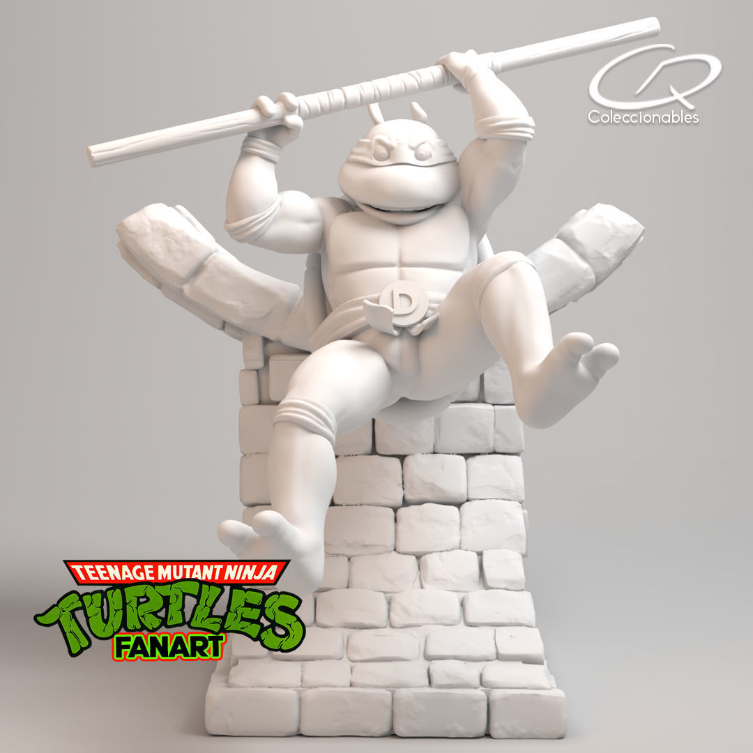 Teenage Mutant Ninja Turtles Fanart - Donatello 3D print model_4