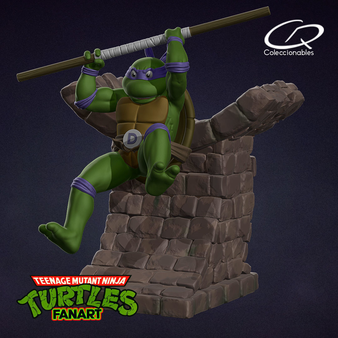 Teenage Mutant Ninja Turtles Fanart - Donatello 3D print model_11