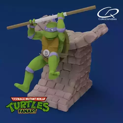 Teenage Mutant Ninja Turtles Fanart  - Donatello 3D print model